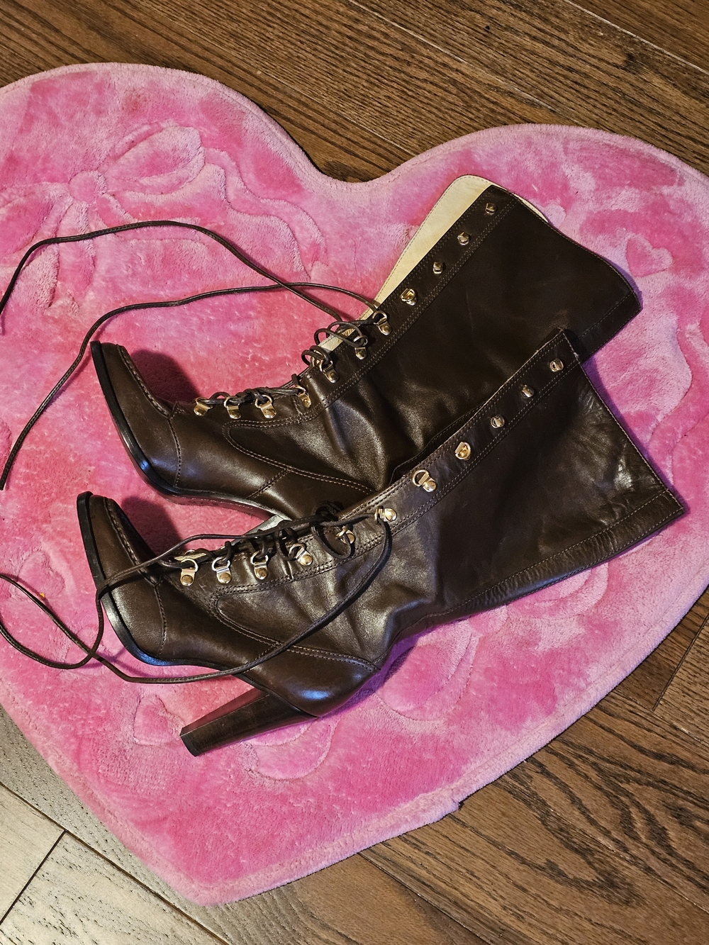 Michael Kors Leather Rosalyn Boots